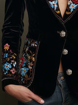 Apolline | Blazer Bordado Floral Multicolor