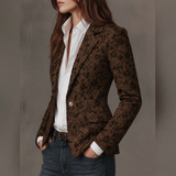Estelle | Blazer Jacquard Cachemira Ajustado