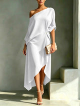 Camila — Vestido Asimétrico Elegante