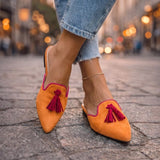 Serafina Mules de Punta con Borlas