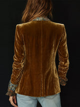 Marcelline | Blazer Patchwork Estampado Floral Vintage