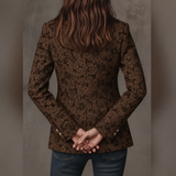 Estelle | Blazer Jacquard Cachemira Ajustado
