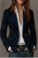 Estelle | Blazer Jacquard Cachemira Ajustado