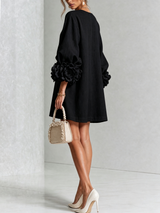 Élodie — Vestido Mini Floral con Botones