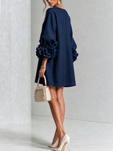 Élodie — Vestido Mini Floral con Botones