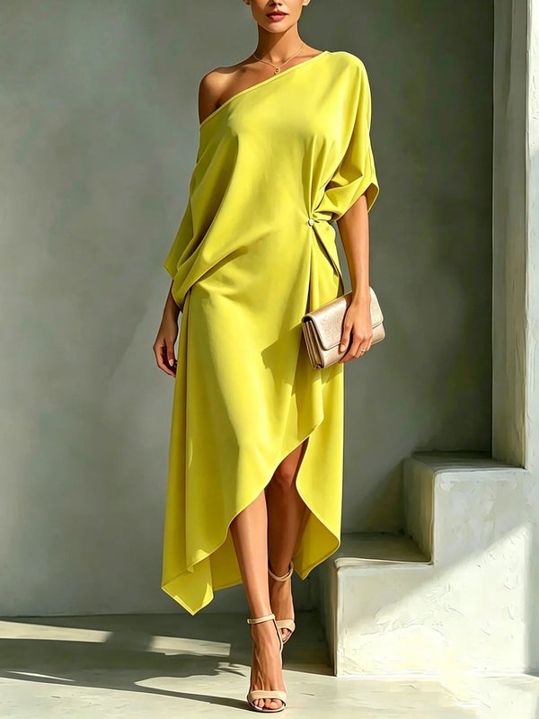 Camila — Vestido Asimétrico Elegante
