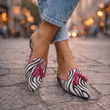 Serafina Mules de Punta con Borlas