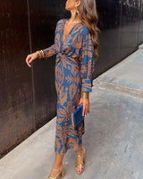 Isadora — Vestido Midi Estampado