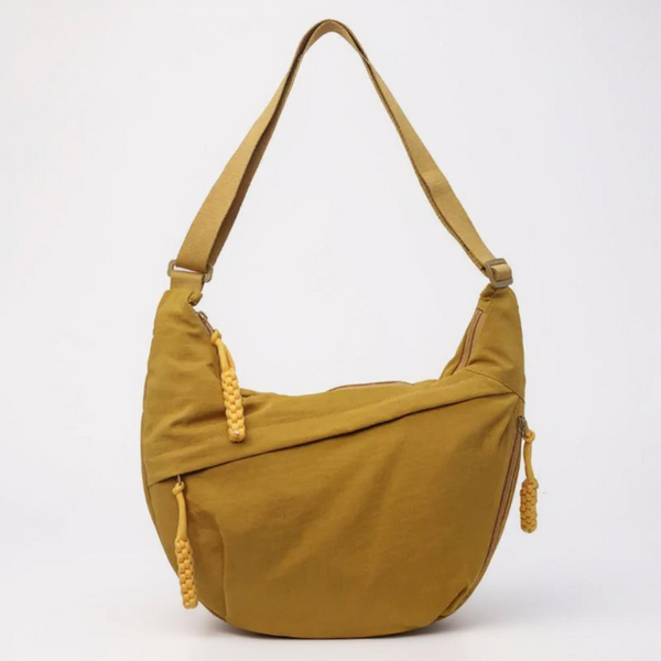 Luce, bolso de hombro ocre de nylon