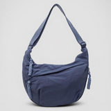 Mara, bolso de hombro azul de nylon