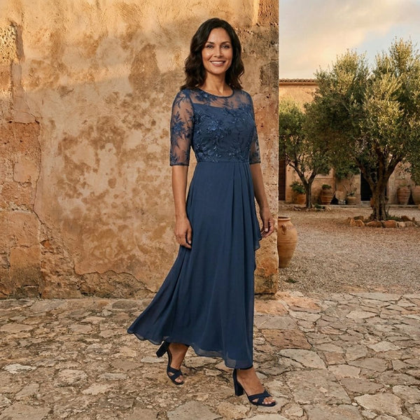 Velmira — Vestido de Gasa Elegante