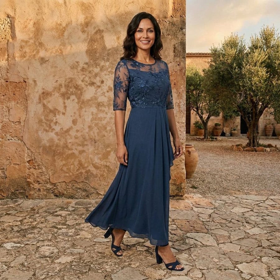 Velmira — Vestido de Gasa Elegante